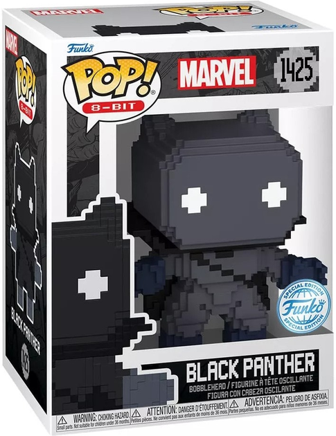 Фігурка Funko Pop 8-Bit: Marvel - Black Panther Special Edition 9 см (889698824804) - зображення 1