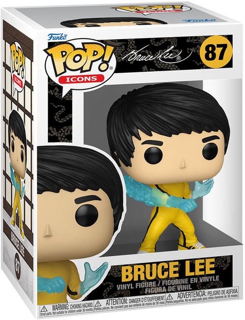 Figurka Funko Pop Icons: Bruce Lee - Bruce Lee 9 cm (889698810661) - obraz 1