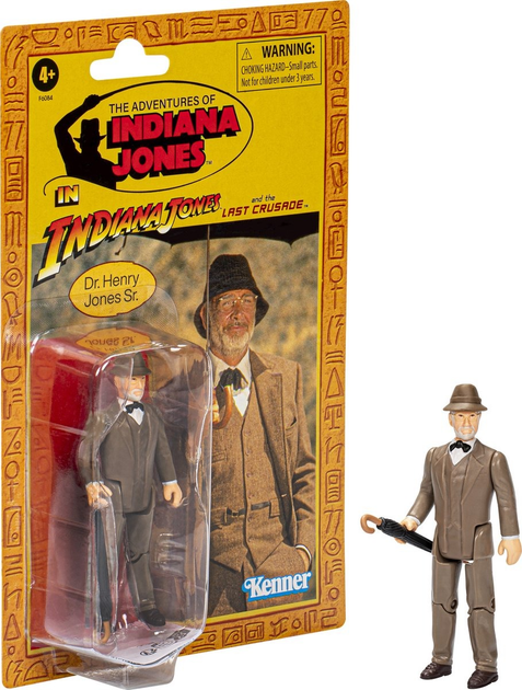 Фігурка Hasbro Fans Indiana Jones and the Temple of Doom: Dr. Henry Jones 4.5 см (5010996160355) - зображення 2