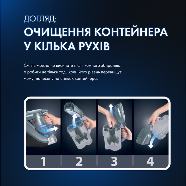 Пилосос без мішка Rowenta Compact Power Cyclonic RO3731EA 3AAA Ecomotor - зображення 5