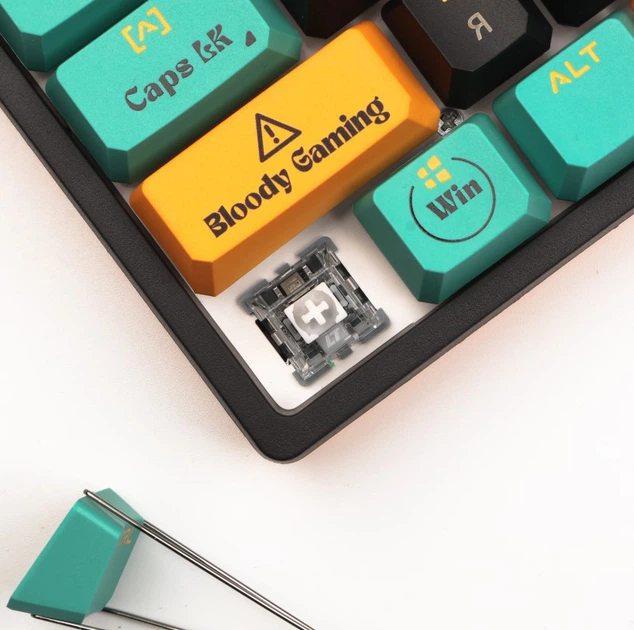 KISSMARK,BLUE BLOOD 上下セット Клавиатура проводная A4Tech Bloody AT87 USB Renegade