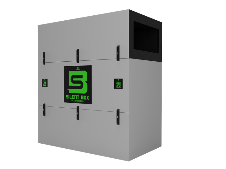 Шумобокс на два асіка SILENT BOX SUPER SILENT 2 Gray (S2Gray) - изображение 3