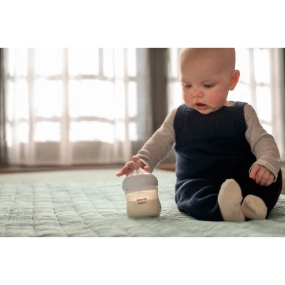 Набор для кормления новорожденных Philips AVENT Natural Природный Поток бутылочка 125 мл + пустышка Ultra Air 0-6 мес (SCD837/10) - изображение 8