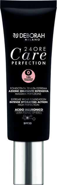 Тональний крем для обличчя Deborah 24 Ore Care Perfection SPF 20 0 Farose 30 мл (8009518271966) - зображення 1