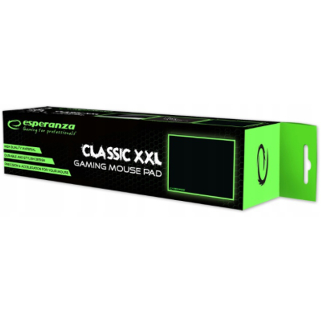 Килимок для мишки Esperanza Classic Control XXL Black (EGP106K) - зображення 2
