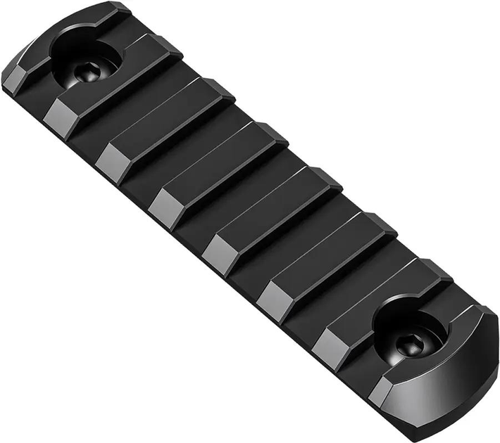 Планка Leofoto Weaver/Picatinny на 7 слотів. M-LOK. Алюміній - зображення 1