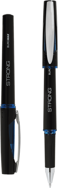 Набор гелевых ручек Buromax Strong 0.7 мм Синий 12 шт (BM.8314-01) - Фото 2 Набор гелевых ручек Buromax Strong 0.7 мм Синий 12 шт (BM.8314-01) - изображение 2