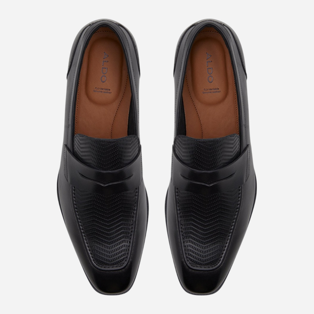 Loafersy męskie skórzane ALDO 13618346-009 42 (9US) 26.3 cm Czarne (57005038040) - obraz 5