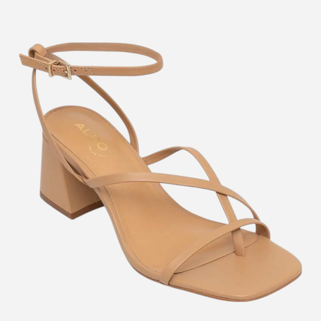 Sandały damskie na słupku ALDO 13655414-259 37 (6.5US) 23.4 cm Ciemnobeżowe (57005591491) - obraz 2