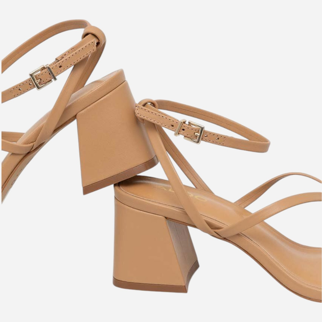 Жіночі босоніжки ALDO 13655414-259 39 (8.5US) 25.1 см Темно-бежеві (57005591613) - зображення 5