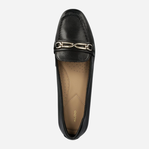 Жіночі мокасини зі шкіри ALDO 13669242-001 41 (10US) 26.4 см Чорні (57005692044) - зображення 4