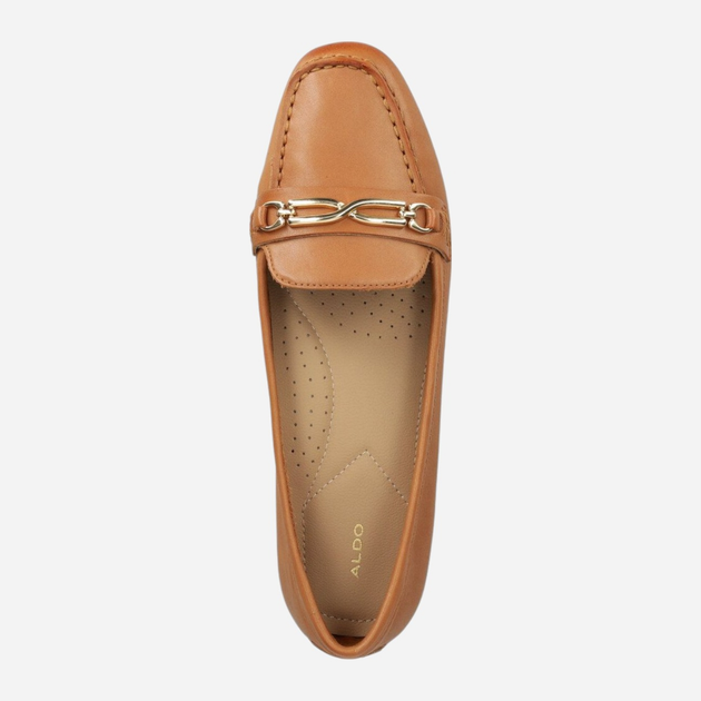 Жіночі мокасини зі шкіри ALDO 13669319-210 39 (8.5US) 25.1 см Коричневі (57005695762) - зображення 4