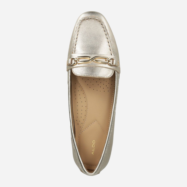Жіночі мокасини зі шкіри ALDO 13669324-044 40 (9US) 25.5 см Сріблясті (57005696677) - зображення 4
