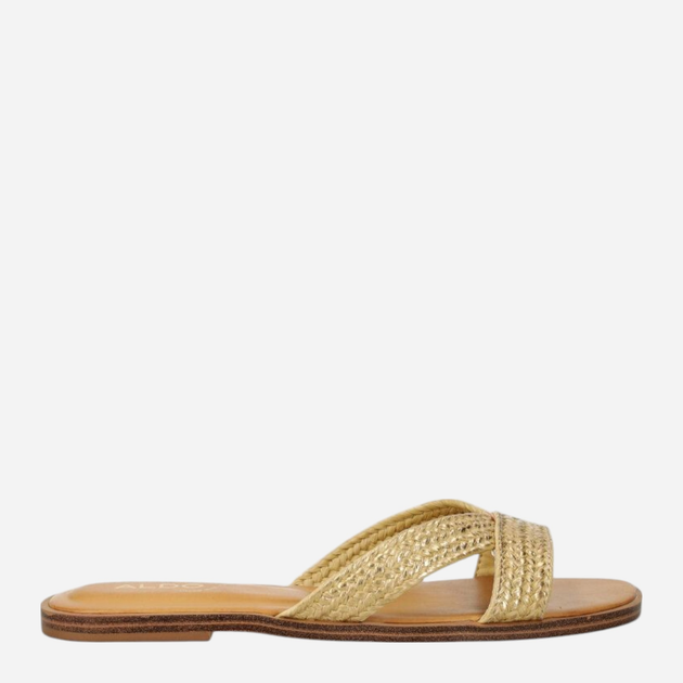 Klapki damskie eleganskie ALDO 13740382-711 36 (6US) 23 cm Złote (58822868063) - obraz 1