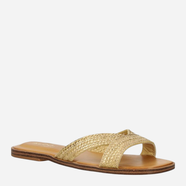 Klapki damskie eleganskie ALDO 13740382-711 38.5 (8US) 24.7 cm Złote (58822868285) - obraz 2