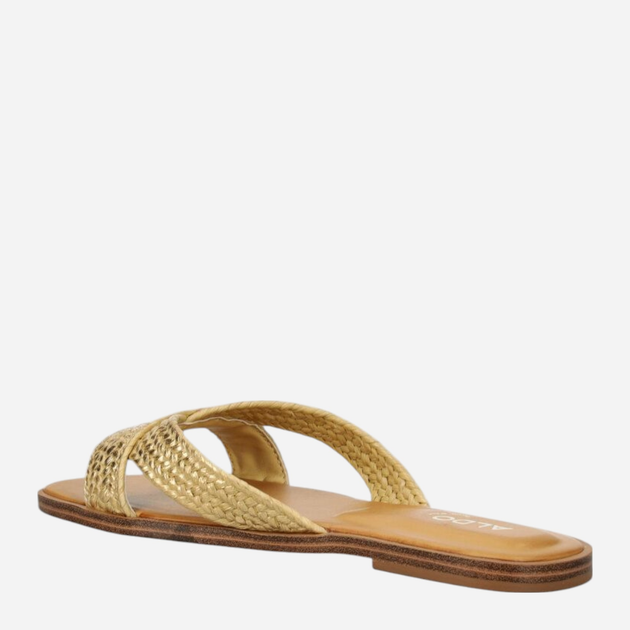 Klapki damskie eleganskie ALDO 13740382-711 38 (7.5US) 24.3 cm Złote (58822868254) - obraz 3