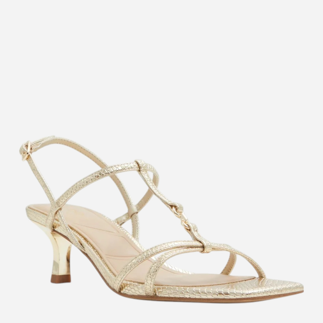 Sandały damskie na niskim obcasie ALDO 13740408-711 37 (6.5US) 23.4 cm Złote (58822873517) - obraz 2