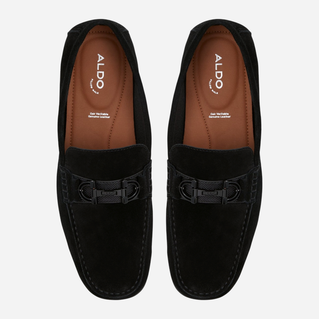 Mokasyny męskie skórzane ALDO 13750570-001 44 (11US) 27.9 cm Czarne (60207057016) - obraz 5