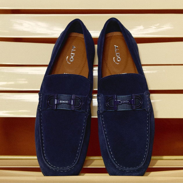 Чоловічі мокасини ALDO 13750573-410 45 (12US) 29.5 см Темно-сині (60207058280) - зображення 8