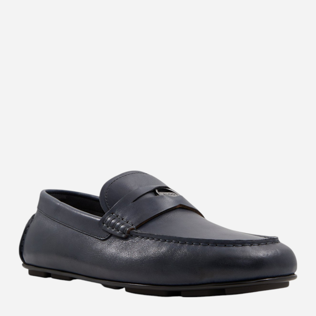 Mokasyny męskie skórzane ALDO 13750487-410 42 (9US) 26.3 cm Granatowe (60207059485) - obraz 2