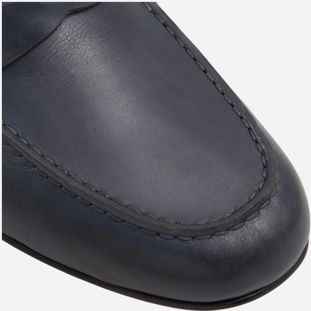 Mokasyny męskie skórzane ALDO 13750487-410 42 (9US) 26.3 cm Granatowe (60207059485) - obraz 7