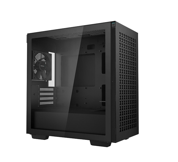 Корпус DeepCool CH370 Black (R-CH370-BKNAM1-G-1) без БЖ ( R-CH370-BKNAM1-G-1 ) Black 13202 - изображение 2