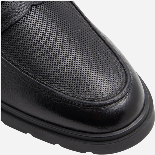 Loafersy męskie skórzane ALDO 13760694-004 45 (12US) 29.5 cm Czarne (60207099320) - obraz 6