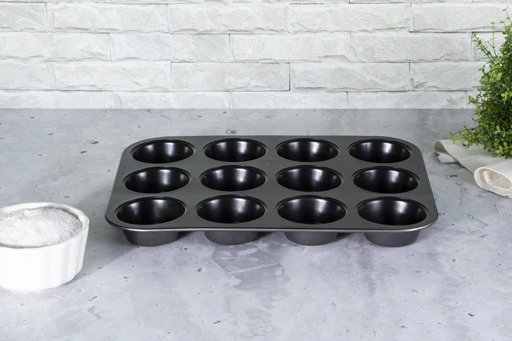 Форма для 12 мафінів Berlinger Haus Metallic Line Carbon Pro Edition (BH-1821) - зображення 2