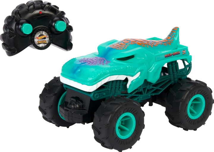 Машинка на дистанційному управлінні Hot Wheels Monster Trucks RC Mega-Wrex 1:24 (0194735195404) - зображення 2