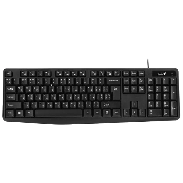 Комплект (клавіатура + миша) Genius KM-170 Black Ukr - зображення 2