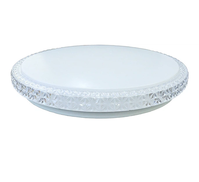 LED світильник 16W накладний ULM R04-S-230-16-P1 круглий білий кришталь - зображення 4