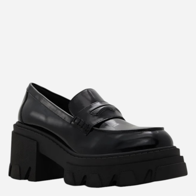 Loafersy damskie skórzane na grubej podeszwie ALDO 13621136-001 40 (9US) 25.5 cm Czarne (57005074536) - obraz 2