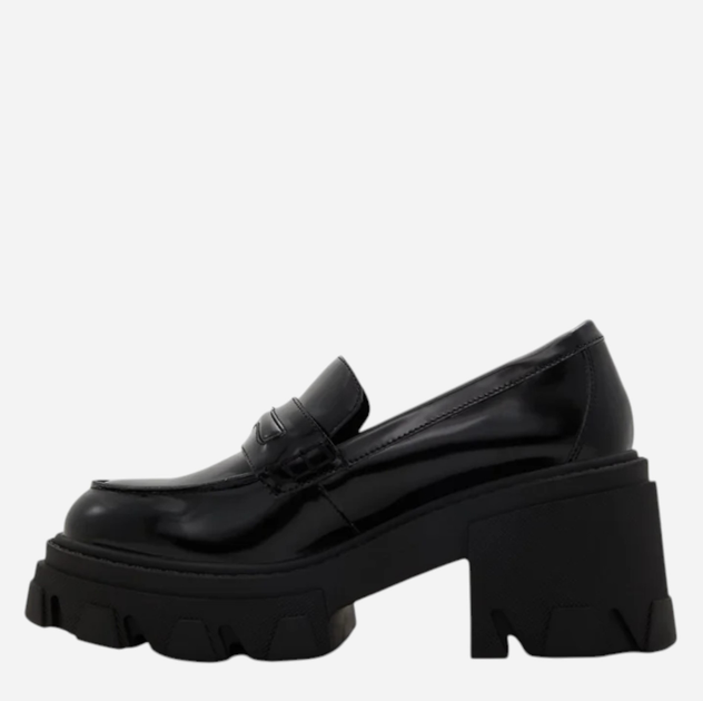 Loafersy damskie skórzane na grubej podeszwie ALDO 13621136-001 40 (9US) 25.5 cm Czarne (57005074536) - obraz 3