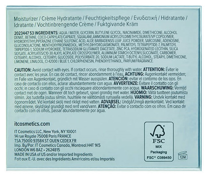 Żel-krem do twarzy IT Cosmetics Confidence nawilżający 60 ml (3605972886316) - obraz 5