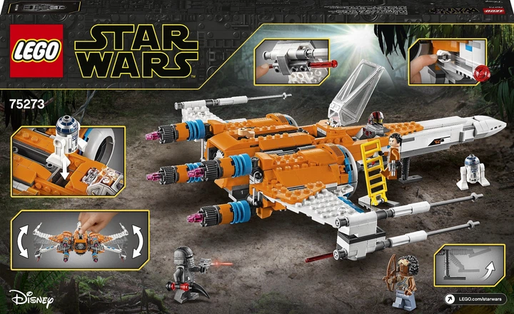 Конструктор LEGO Star Wars Винищувач X-Wing По Демерона 761 деталь (75273) - зображення 12