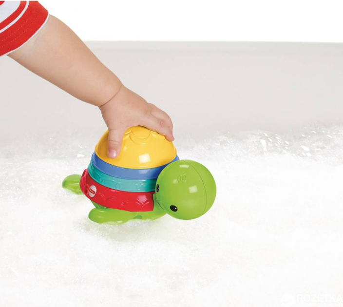 Zabawka do kąpieli Fisher-Price Żółwik (0887961219456) - obraz 3