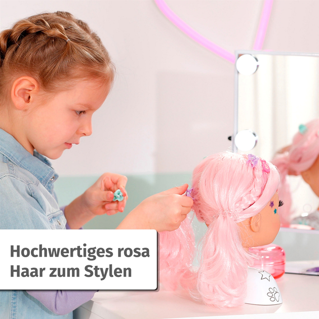 Лялька Baby Born Голова для стилізації (4001167836033) - зображення 8