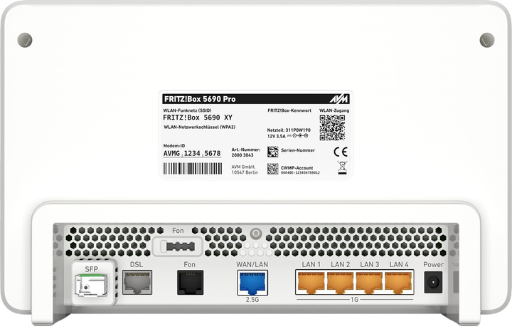 Маршрутизатор AVM FRITZ!Box 5690 Pro (20003043) - зображення 3