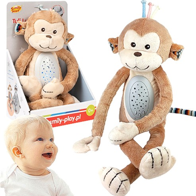 Maskotka Smily Play Przyjaciel Tuli Luli małpka 30 cm (5905375849382) - obraz 2