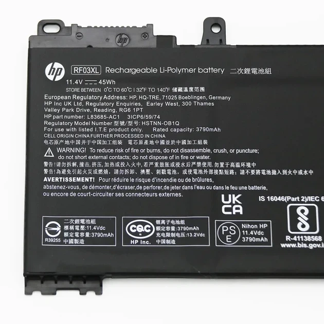 Батарея акумулятор для ноутбука HP ProBook 430 G6 440 G6 445 G6 450 G6 455 G6 430 G7 440 G7 445 G7 450 G7 455 G7 - RF03XL RE03XL - Фото 2 Батарея акумулятор для ноутбука HP ProBook 430 G6 440 G6 445 G6 450 G6 455 G6 430 G7 440 G7 445 G7 450 G7 455 G7 - RF03XL RE03XL - изображение 2