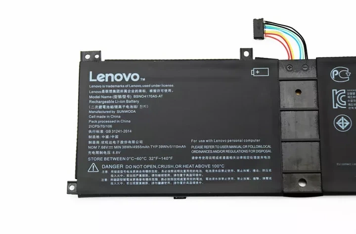 Батарея для ноутбука Lenovo IdeaPad Miix 510-12IKB 520-12IKB 510-12ISK - BSNO4170A5-AT - изображение 4