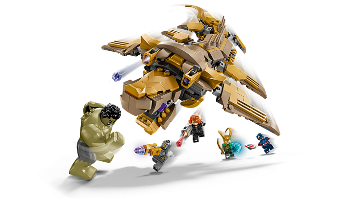 Zestaw klocków LEGO Marvel Avengers kontra Lewiatan 347 elementów (76290) - obraz 5