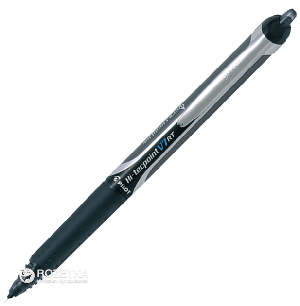 Ручка лайнер Pilot BXRT-VB 7-B Hi-Tecpoint V5 R T Черная 0.7 мм Черный ...