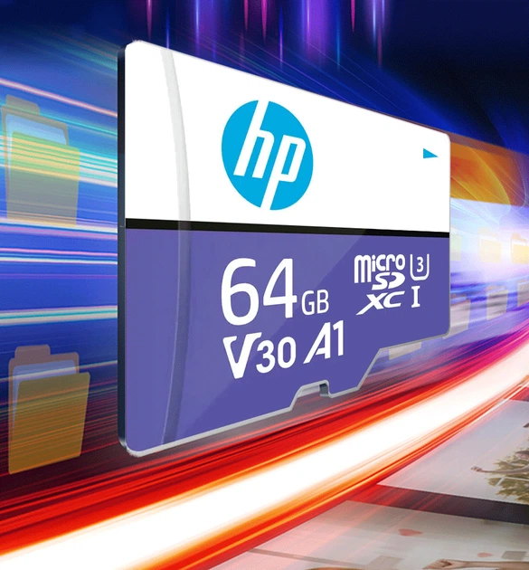 Карта пам'яті HP MX330, micro SD на 64гб V30, A1 - зображення 2