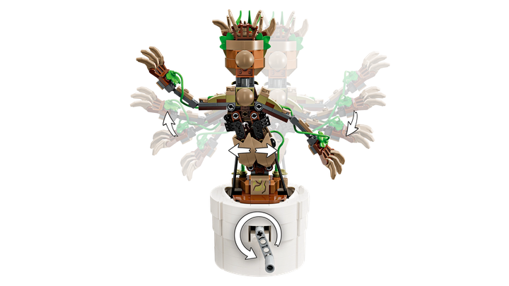 Конструктор LEGO Marvel Танці Грут 459 деталей (76297) - зображення 4