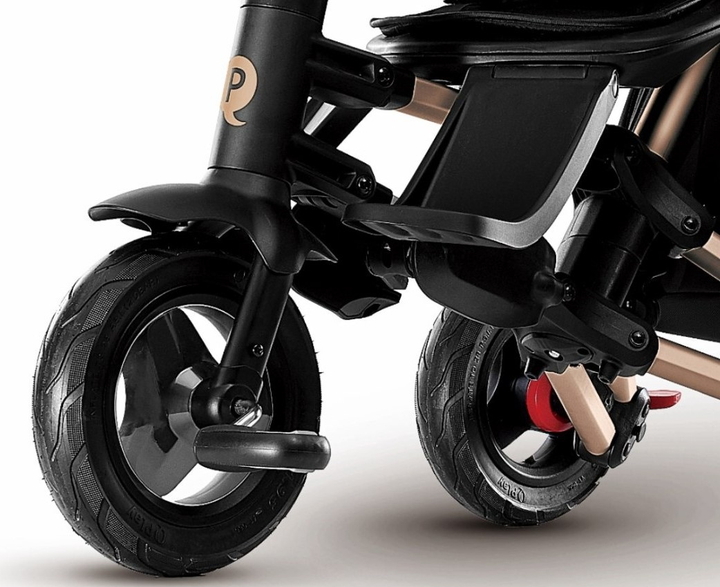 Rowerek trójkołowy Milly Mally Nova Rubber Golden Qplay (5061047480427) - obraz 7