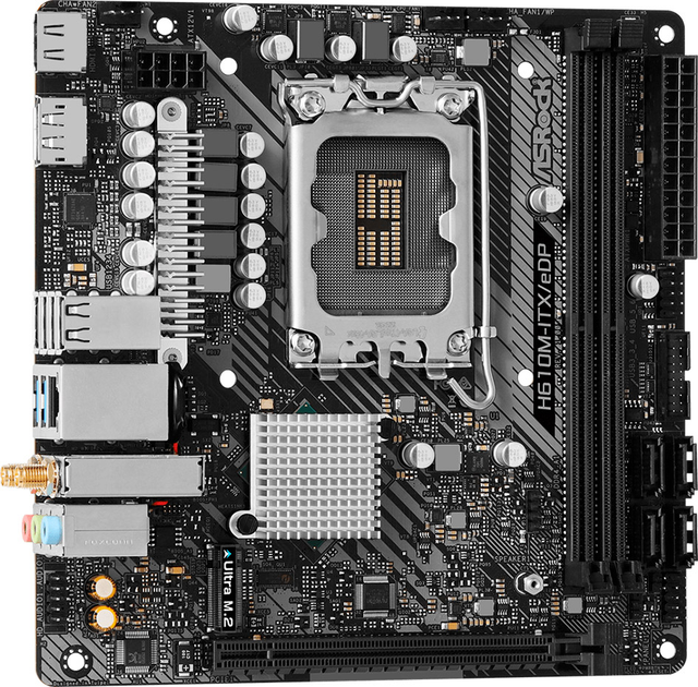 Материнська плата ASRock H610M-ITX/eDP (s1700, Intel H610, PCI-Ex16) - зображення 2