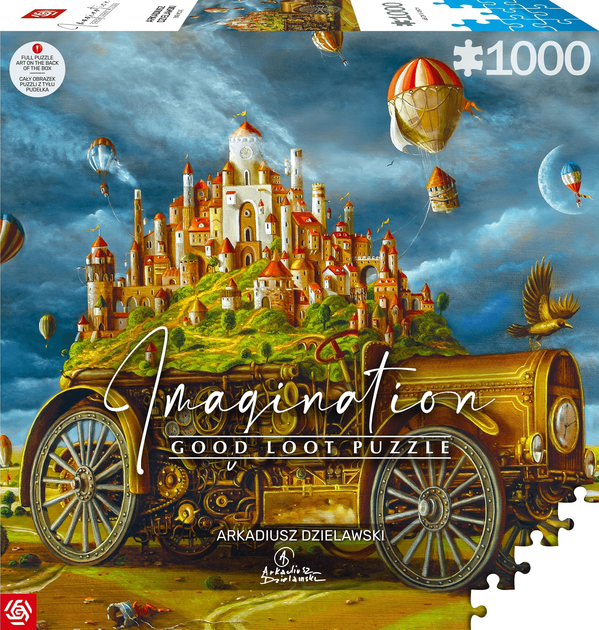 Puzzle Good Loot Arkadiusz Dzielawski Wielka Przeprowadzka 1000 elementów (5908305249368) - obraz 3