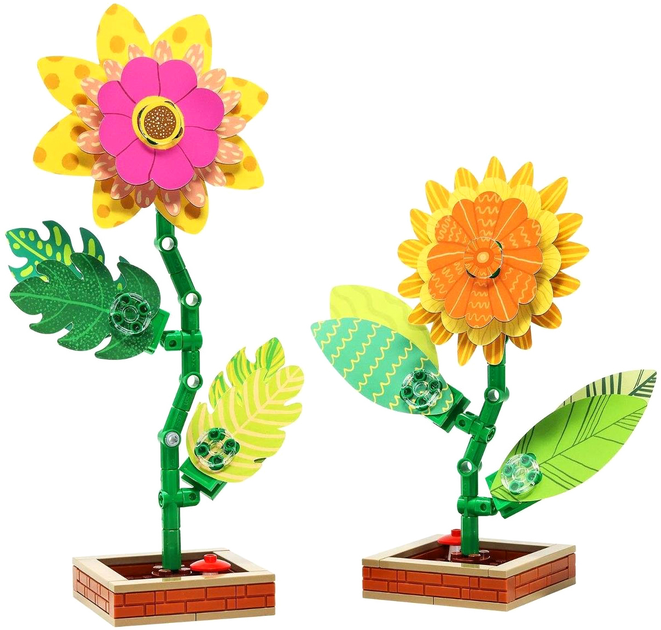 Конструктор Cada Flower Garden Multicoloured 230 предметів (6948061927772) - зображення 4