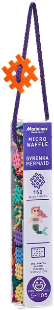 Конструктор Marioinex micro waffle Mermaid кольоровий 150 шт. (5903033903476) - зображення 1